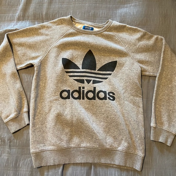 Grey Adidas crew neck sweatshirt - Picture 1 of 2